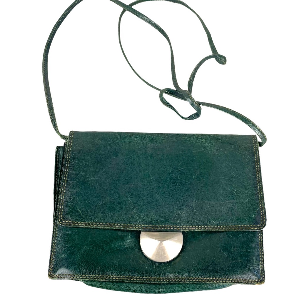 Vintage Desmo For Bonwitt Teller Late 60s early 70s Leather Crossbody Shldr Bag
